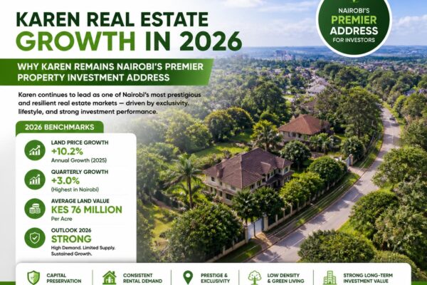 Karen Real Estate Growth in 2026: Prime Property Investment in Nairobi’s Prestigious Karen Suburb